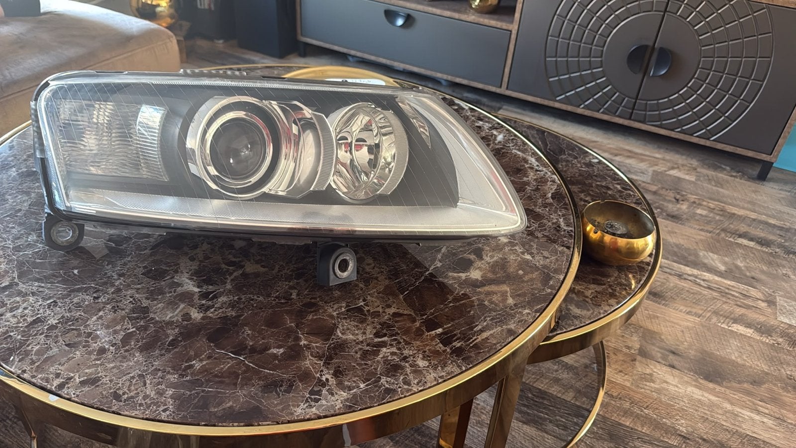 Koplampen Audi A6 4F C6 met bochtenverlichting, Ophalen of Verzenden, Gebruikt, Audi