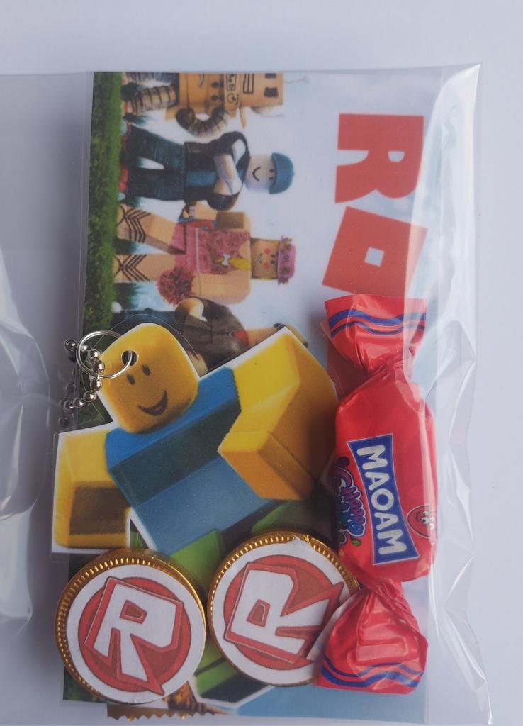 Roblox traktatie zakje, Hobby en Vrije tijd, Feestartikelen, Ophalen of Verzenden, Nieuw, Feestartikel, Verjaardag