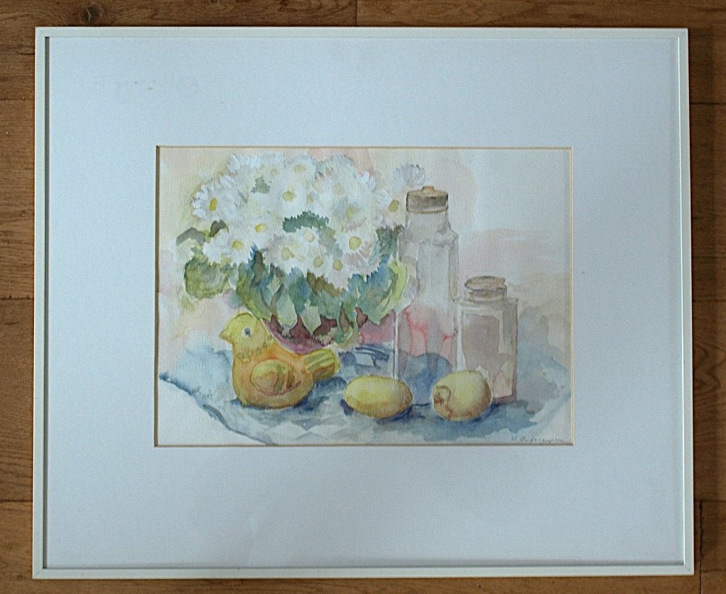 Wim (willem) Oudenampsen aquarel, Antiek en Kunst, Kunst | Schilderijen | Klassiek, Ophalen