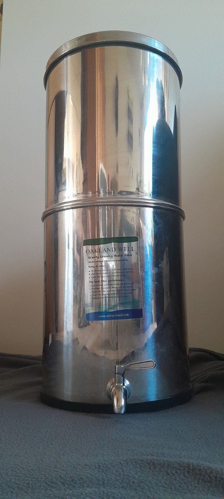 Oakland Well Gravity Drinkwaterfilter met filters, Ophalen of Verzenden, Gebruikt