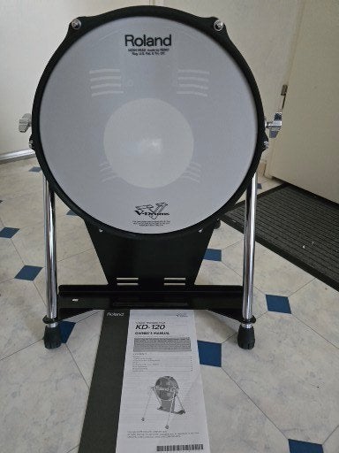 ROLAND KD-120 V-kick trigger pad., Ophalen of Verzenden, Zo goed als nieuw, Drums of Percussie