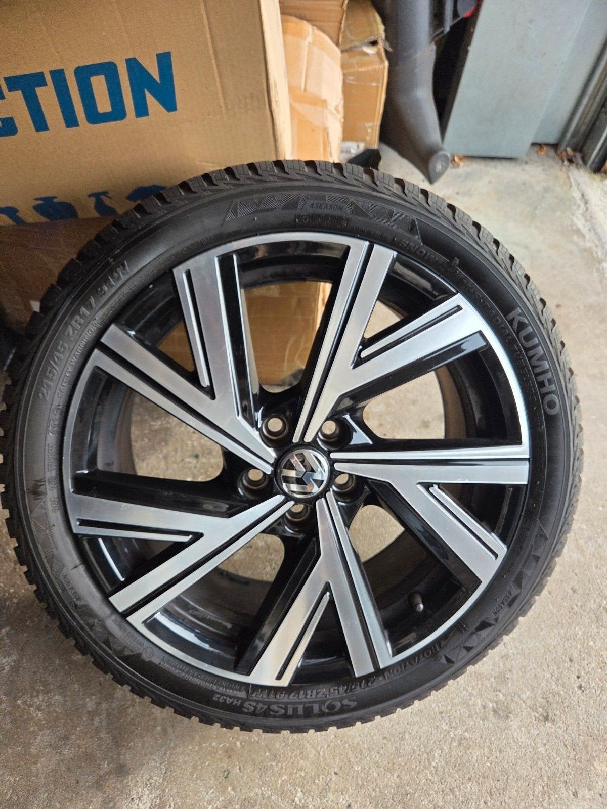ACTIE! 17 inch Velg ORIGINELE VW POLO BERGAMO R-Line/GTI, Banden en Velgen, 17 inch, Ophalen of Verzenden, All Season