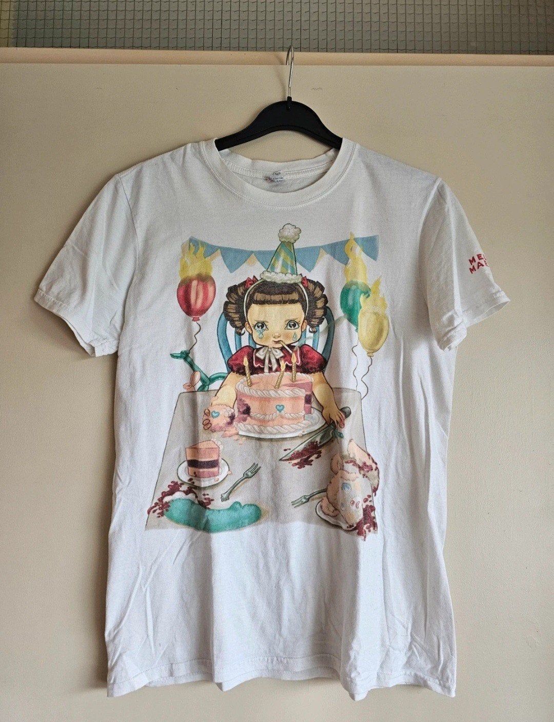 Melanie Martinez crybaby tour T-shirt maat M, Ophalen of Verzenden, Zo goed als nieuw, Korte mouw