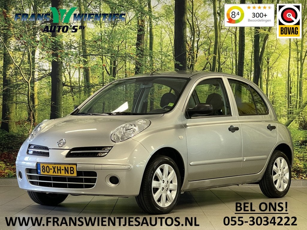Nissan Micra 1.2 Visia | Automaat | Airconditioning | Trekha, Zwart, 4 cilinders, 82 pk, Origineel Nederlands