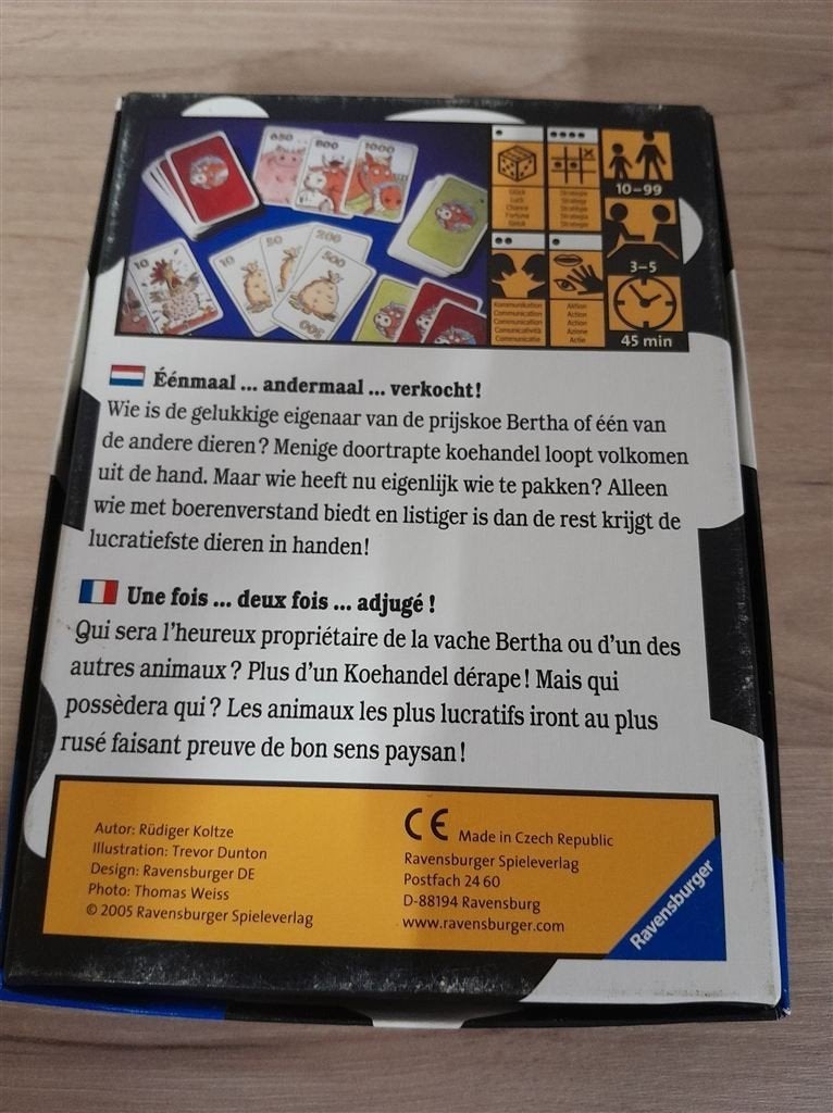 Koehandel - kaartspel - s3866, Verzenden, Zo goed als nieuw