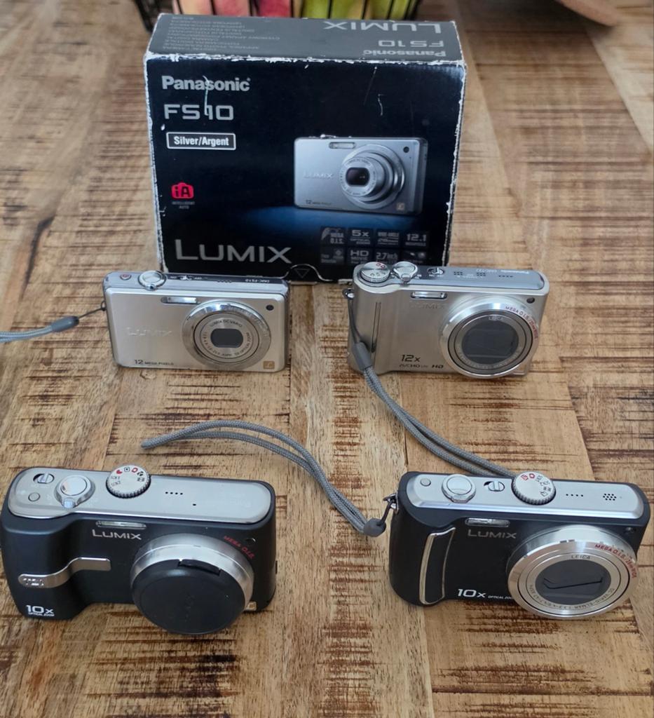 4 x Panasonic lumix camera's, Ophalen of Verzenden, Zo goed als nieuw, Overige Merken, 8 keer of meer