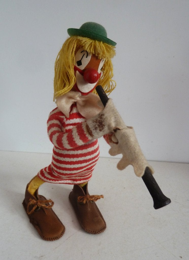 Vintage Clown Ha-Hu Real Leather Swiss Handmade jaren 80, Ophalen of Verzenden