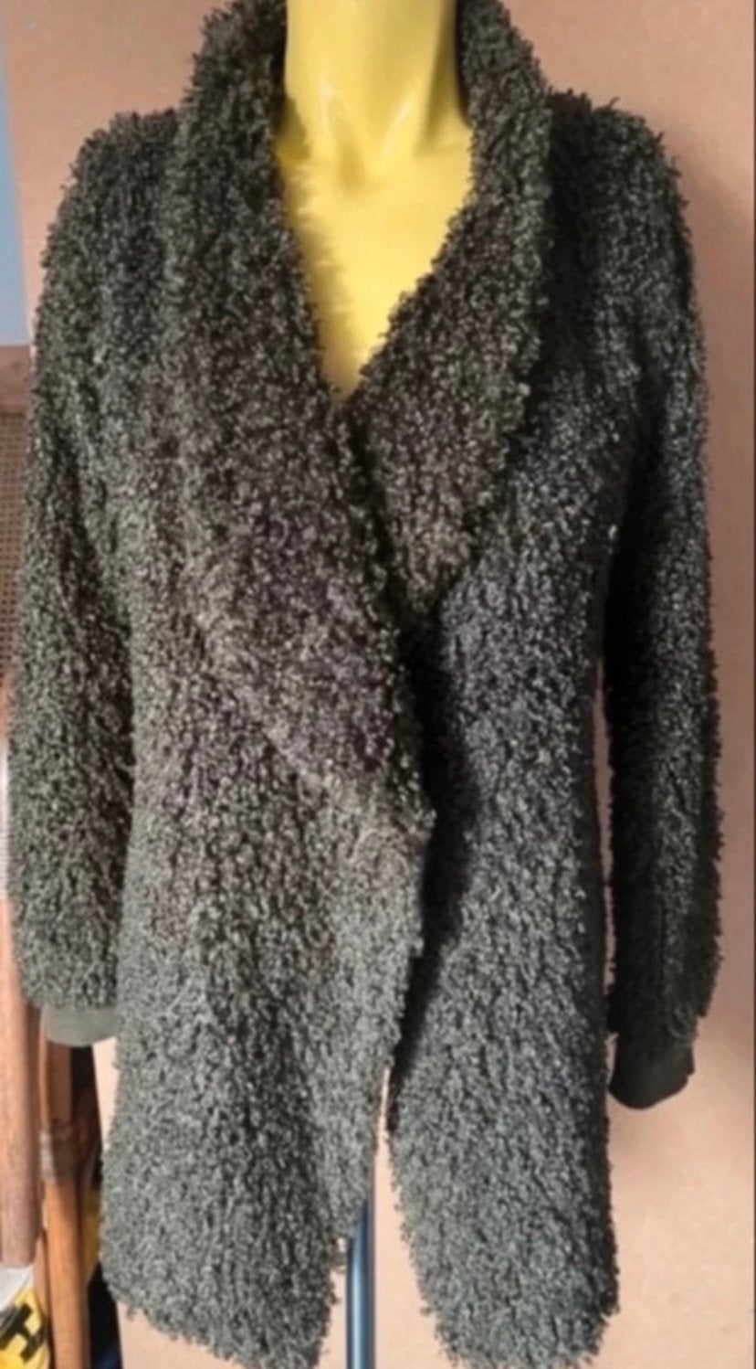Given harig jasje/vest - Maat S - Trendy en warm, Ophalen of Verzenden, Zo goed als nieuw, Maat 36 (S), Groen
