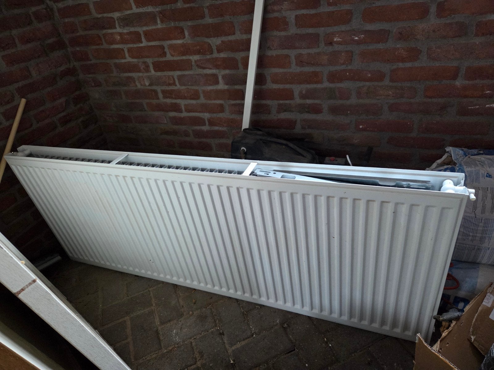 Witte Paneelradiator / Radiator T22 (ca. 162 x 60 cm), Ophalen, Radiator, 30 tot 80 cm