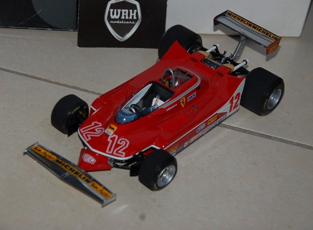 1:18 FERRARI 312 T4 F1 #12 VILLENEUVE EXOTO 97077 in ox WRH, Hobby en Vrije tijd, Verzenden, Zo goed als nieuw, Auto, Overige merken