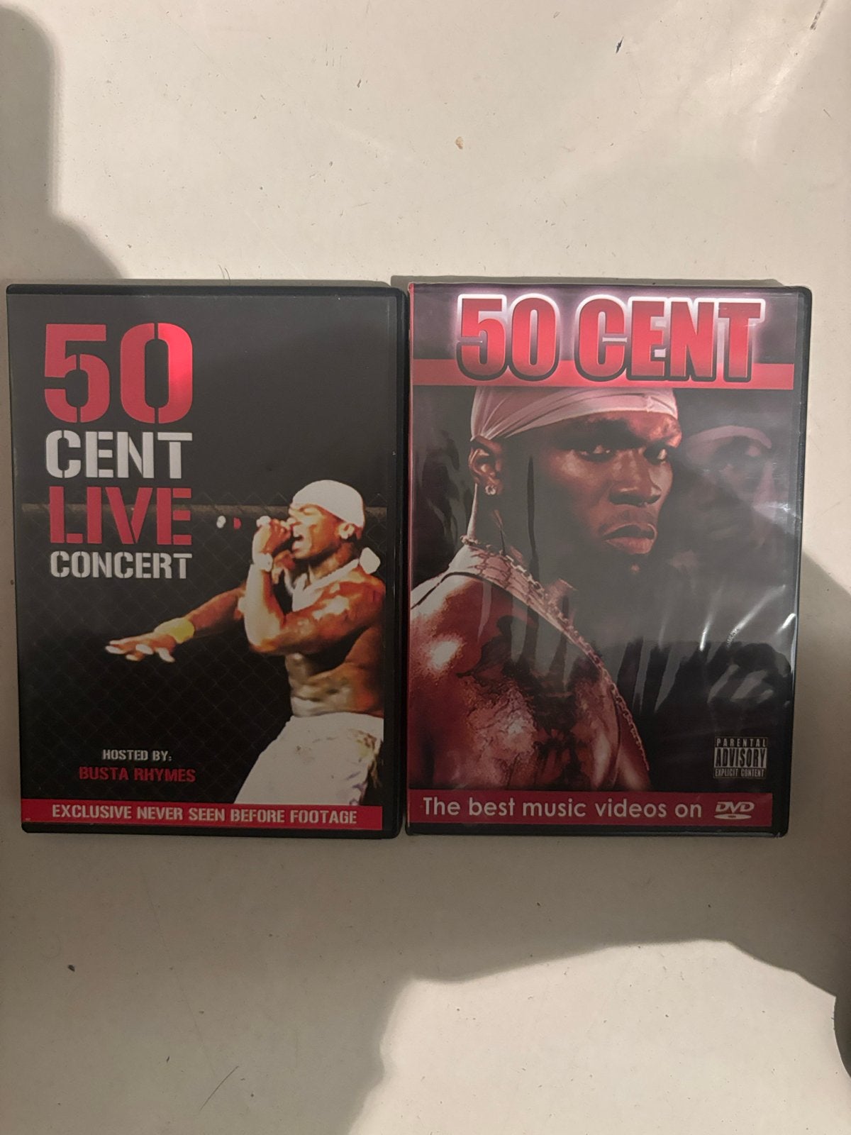 50 Cent Live Concert & The Best Music Videos DVD's, Engels, Ophalen of Verzenden, Zo goed als nieuw, Concert