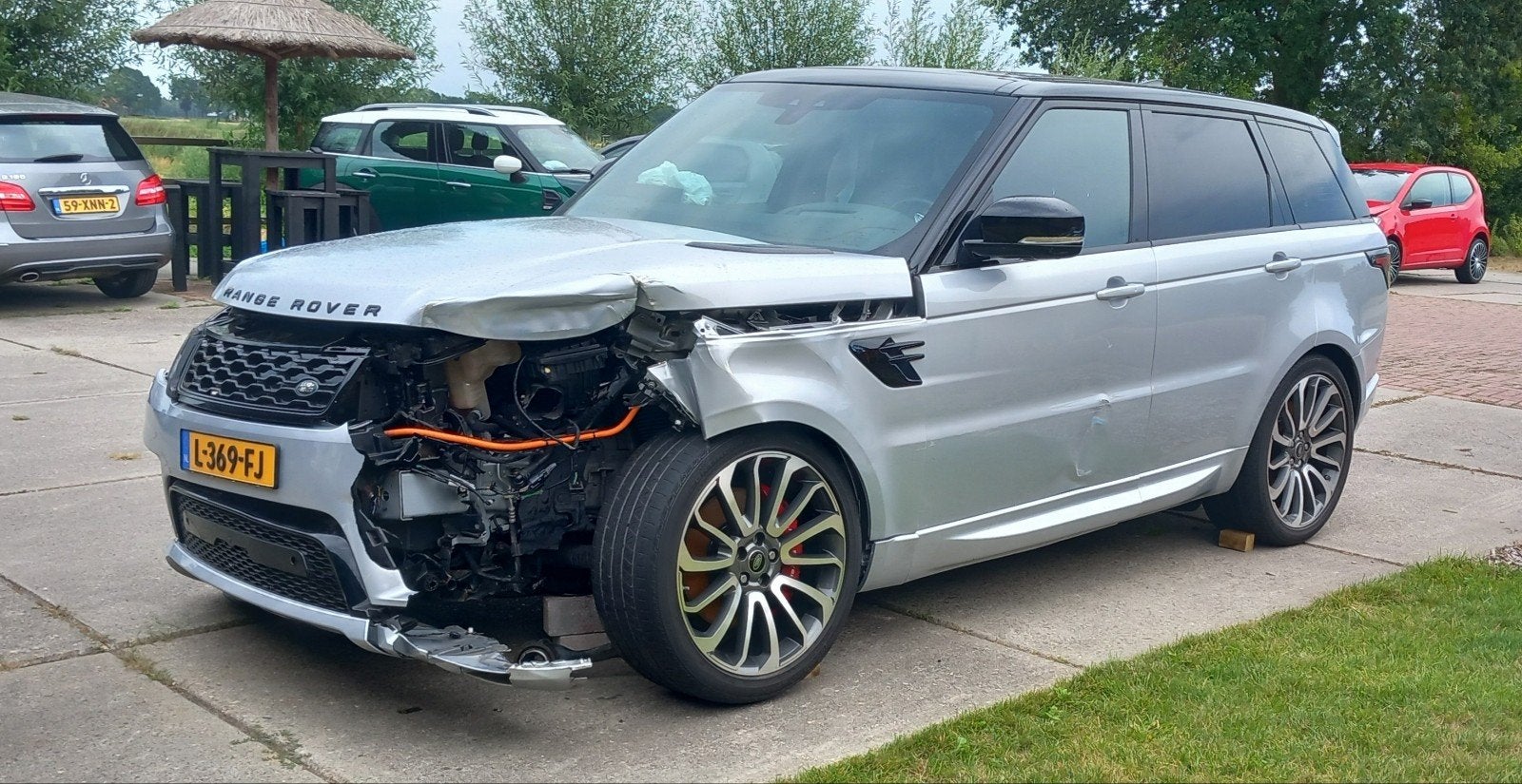 Range Rover Sport  2021, Land Rover, Hybride Elektrisch/Benzine, SUV of Terreinwagen, Zilver of Grijs