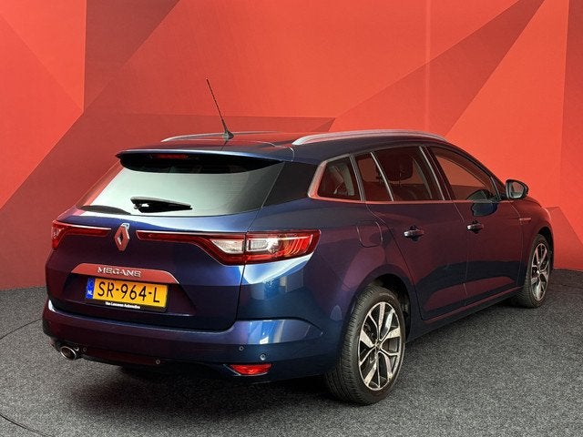 Renault Mégane Estate 1.5 dCi Bose, Auto's, Renault, Gebruikt, 4 cilinders, Blauw, Leder en Stof
