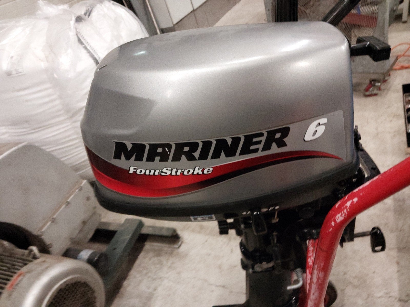 Mariner 6PK, Watersport en Boten, Ophalen, 5 tot 10 pk, Viertaktmotor, Zo goed als nieuw