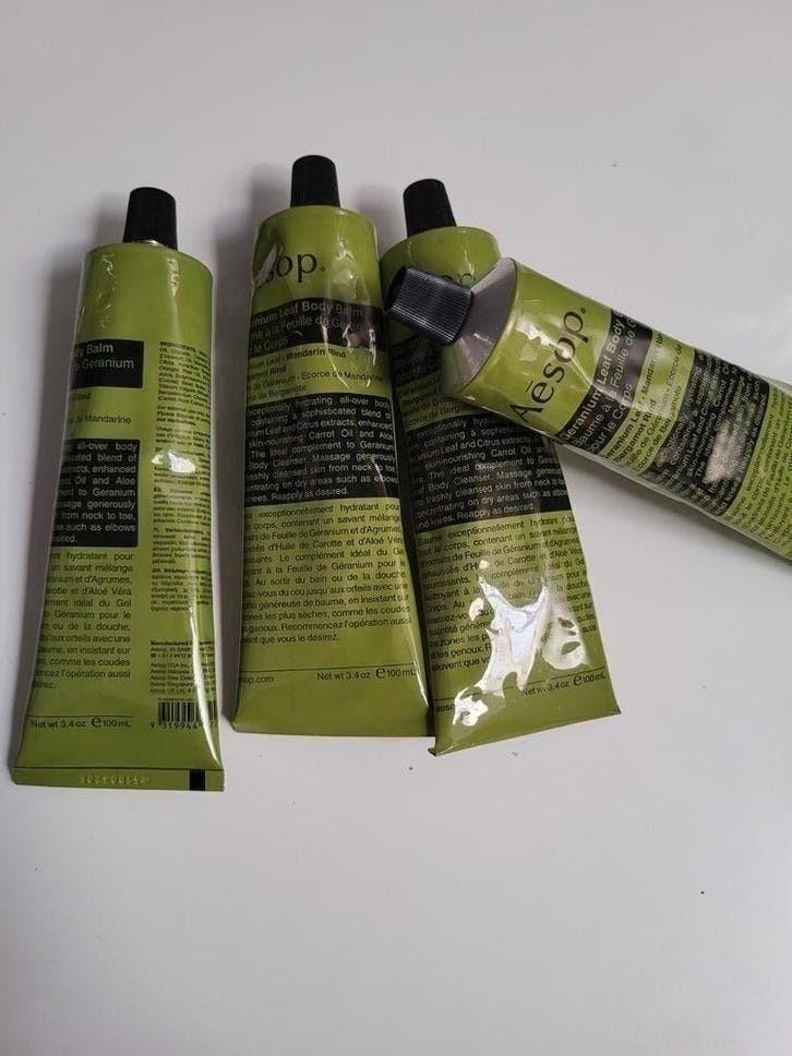 AESOP GERANIUM LEAF BODY BALM 1OOML PARTIJ, Verzenden, Nieuw, Verzorging