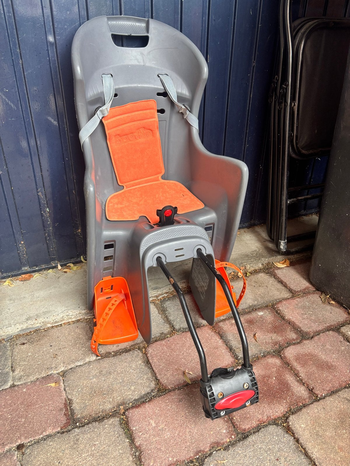 Gebruikt Kinderzitje Achter voor Fiets - Veilig en Comfortab, Fietsen en Brommers, Ophalen, Gebruikt, Achterzitje, Voetsteuntjes