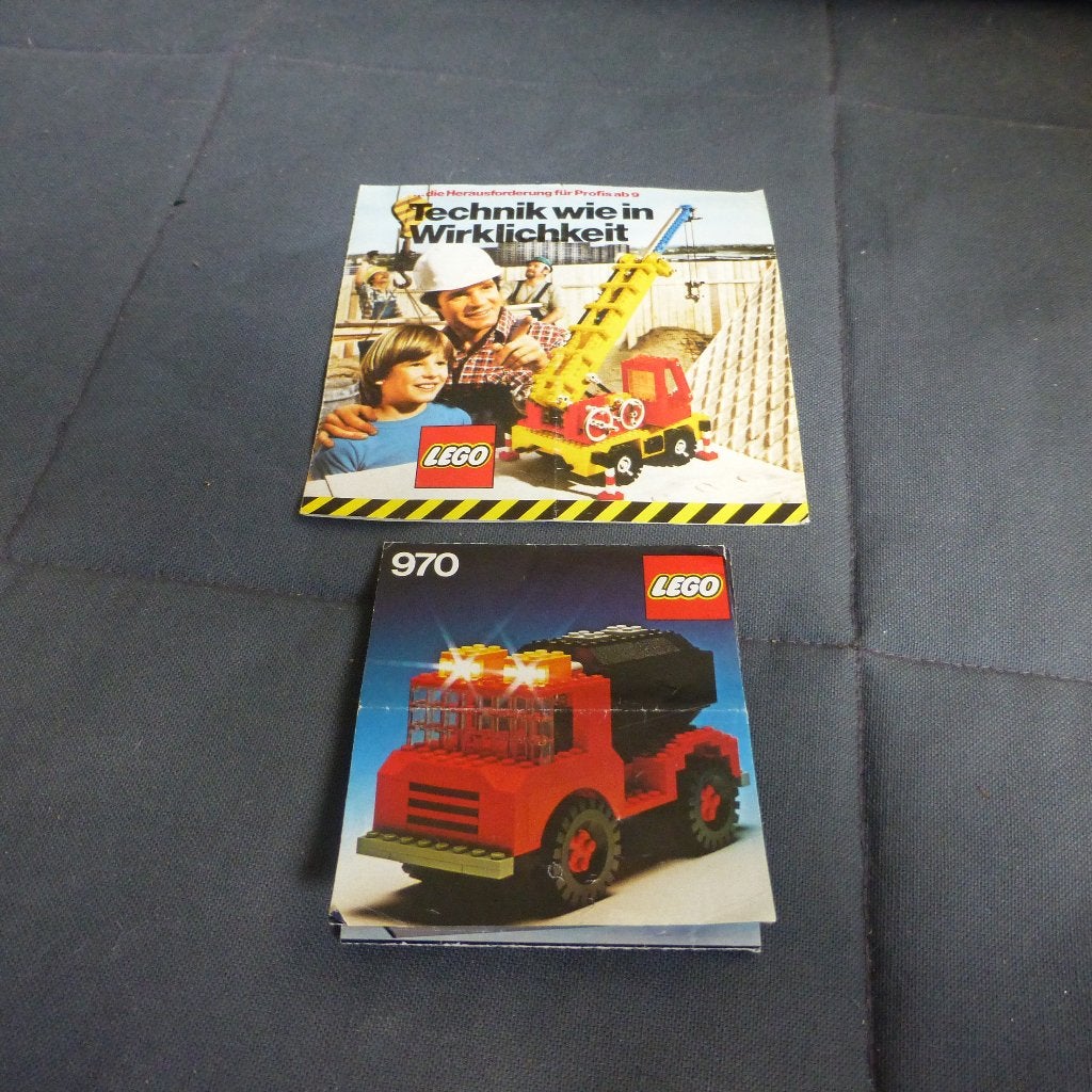 Lego foders 2 stuks   uit 1978 in de Duitsetaal, Kinderen en Baby's, Speelgoed | Duplo en Lego, Overige thema's, Lego, Overige typen