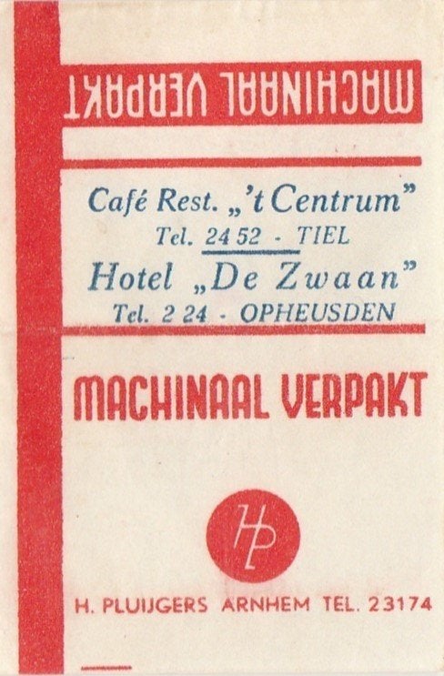 't Centrum Tiel - De Zwaan Opheusden, Ophalen of Verzenden