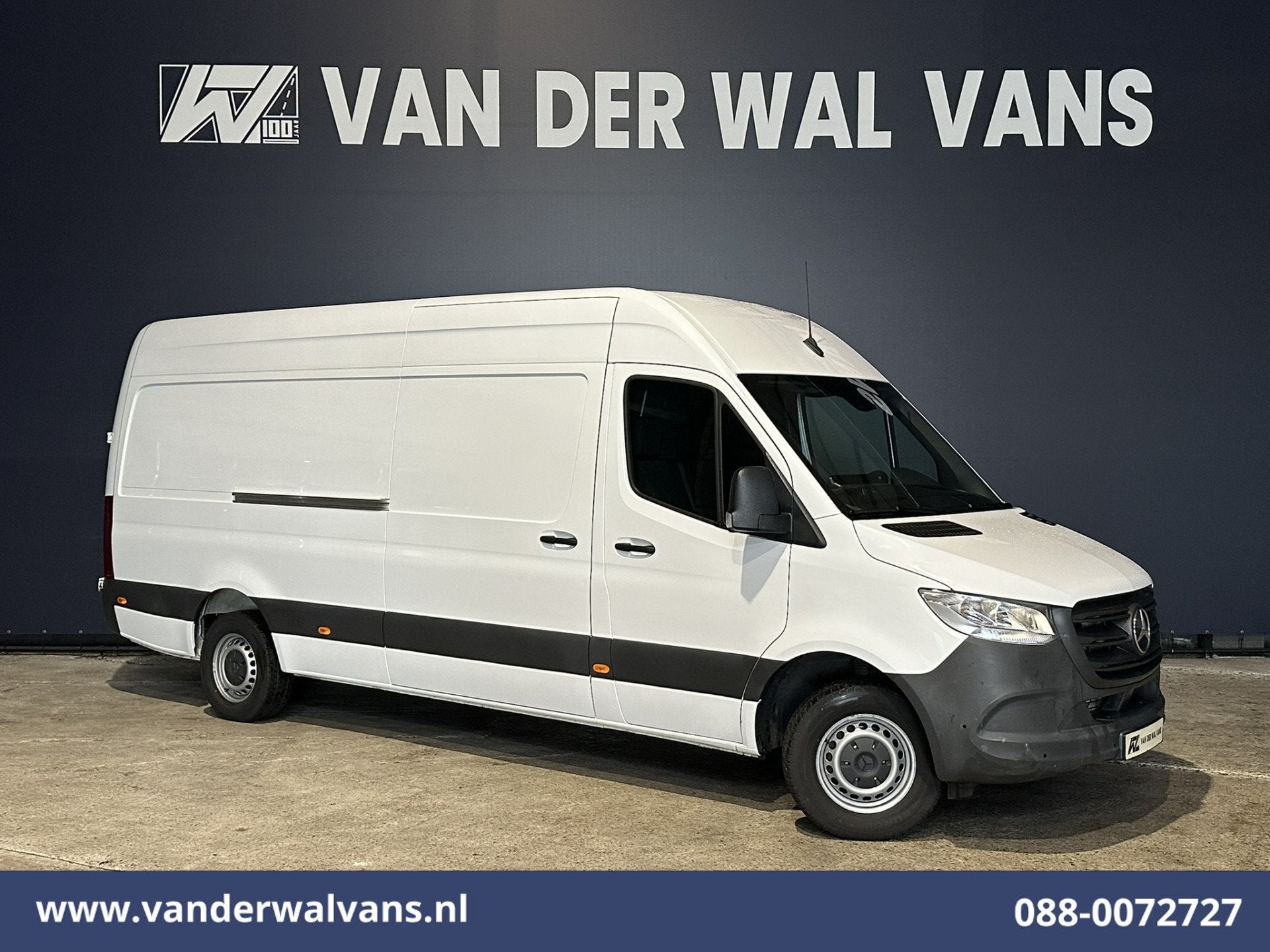 Mercedes-Benz Sprinter 315 CDI 150pk L3H2 Euro6 Airco | Came, Auto's, Dealer onderhouden, Gebruikt, 4 cilinders, Wit