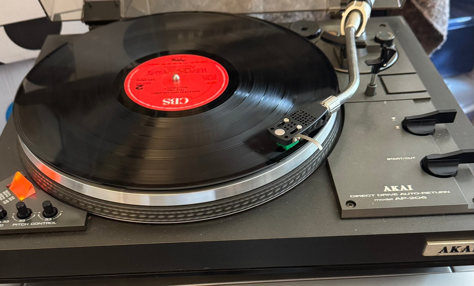 Akai AP-206 direct drive draaitafel stofkap kapot, ., Ophalen of Verzenden, Zo goed als nieuw, .