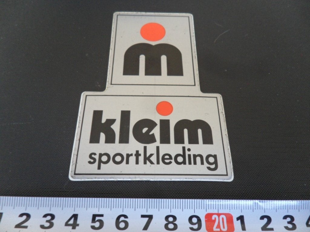 sticker logo KLEIM sportkleding, Ophalen, Zo goed als nieuw