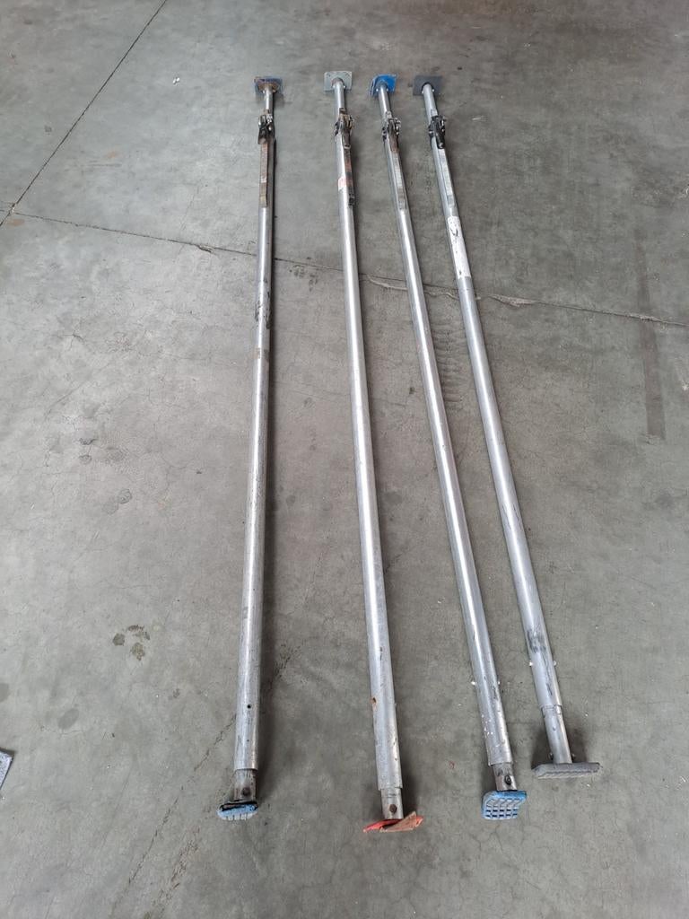 Telescoopstangen ladingzekering, cargo keeper 4 stuks, Ophalen