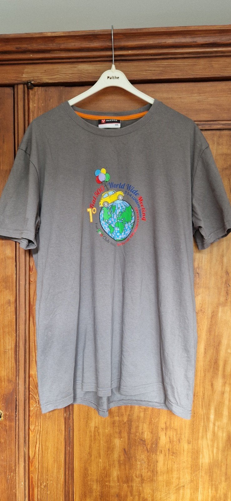 PAYPER T-shirt Fiat 500 World Wide Meeting XXL, PAYPER, Maat 56/58 (XL), Ophalen of Verzenden, Zo goed als nieuw
