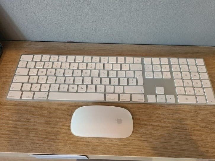 Apple Magic Keyboard A1843 & Magic Mouse A1657 Set, Computers en Software, Muizen, Muis, Gebruikt, Toetsenbord en muis-set, Ophalen of Verzenden