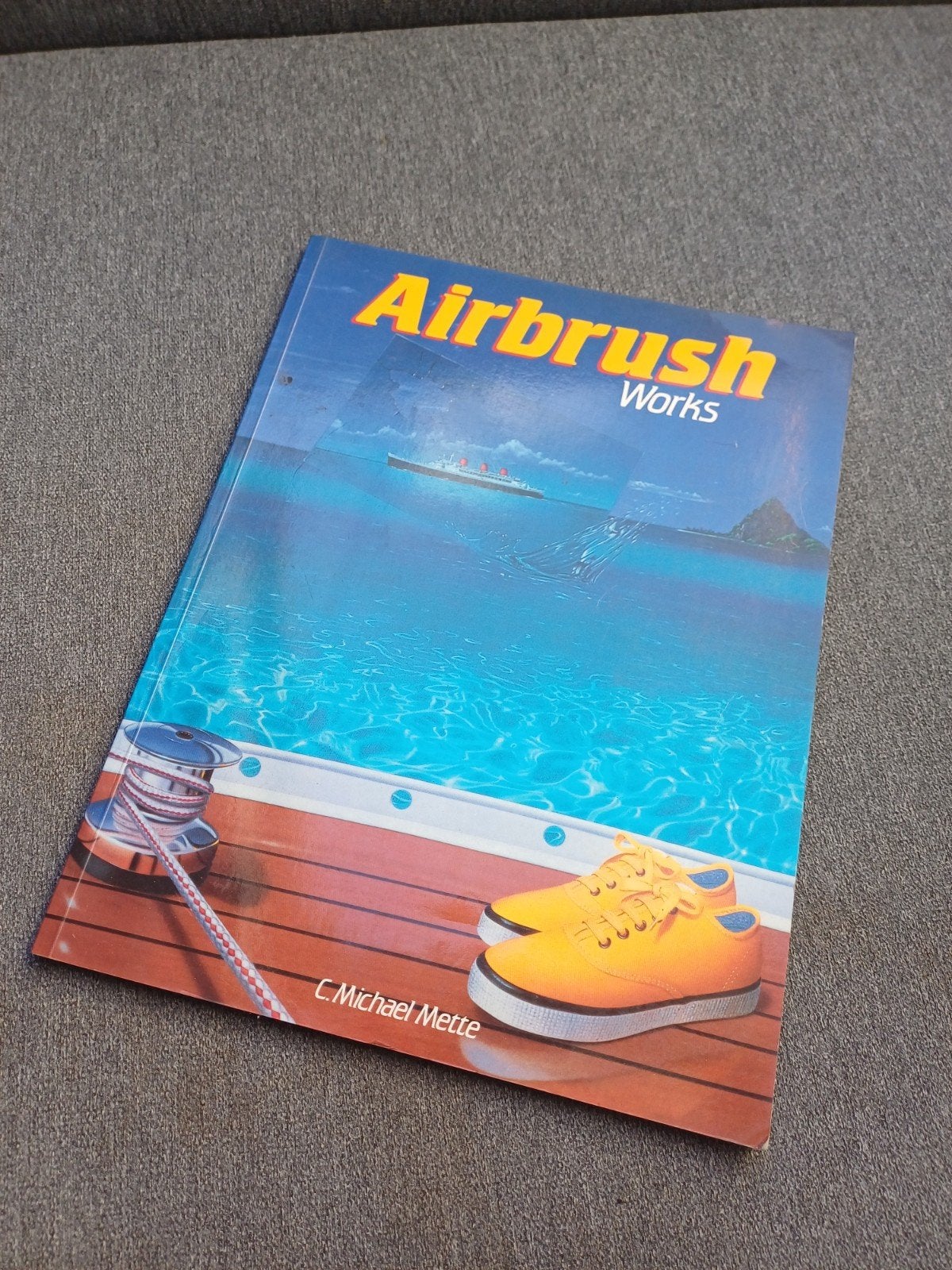 Airbrush Works - Engelstalig boek met prachtig airbrush werk, Ophalen of Verzenden, Gelezen, Overige onderwerpen, C. Michael Mette