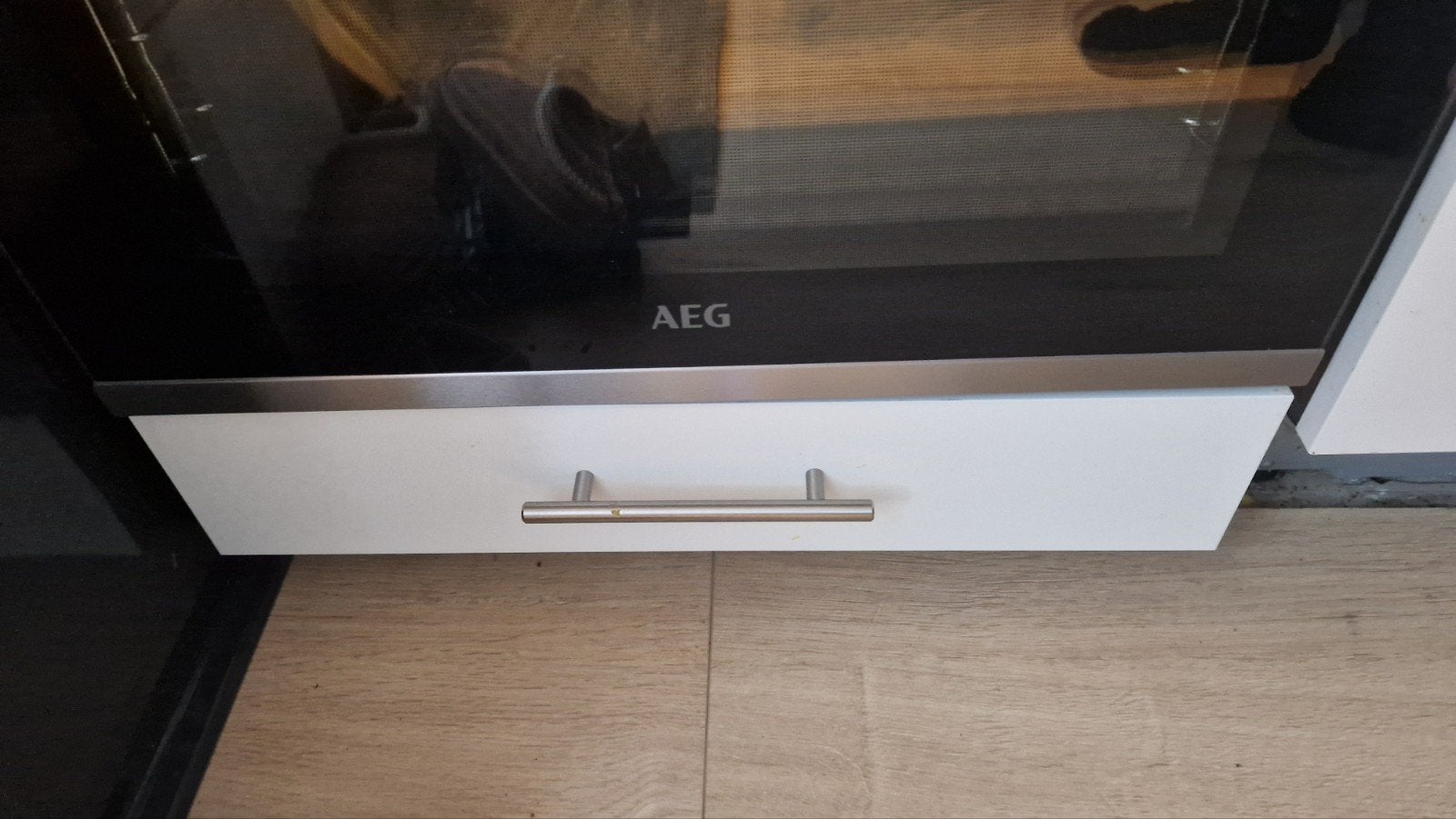 Nieuwe Bruynzeel onderkast voor kookplaat en oven met lade, Ophalen, Wit, Nieuw, 50 tot 100 cm