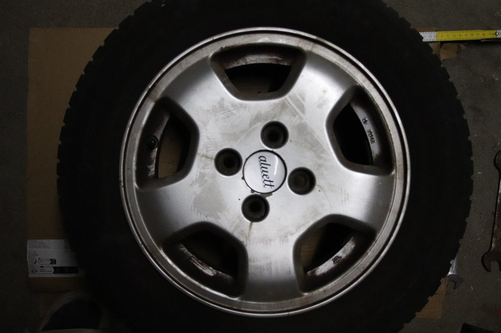 4x HONDA SPEEDLINE - Autobanden incl velgen, Ophalen, 14 inch, Gebruikt, Banden en Velgen