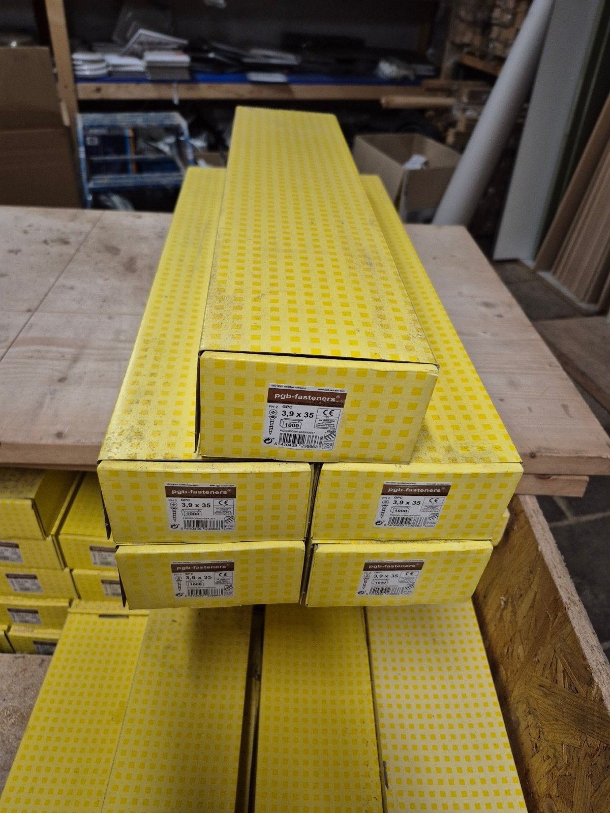 5 dozen Gipsplaatschroeven op band pgb 3,9x35mm 5000 stuks, Nieuw, Ophalen of Verzenden, ., Schroeven