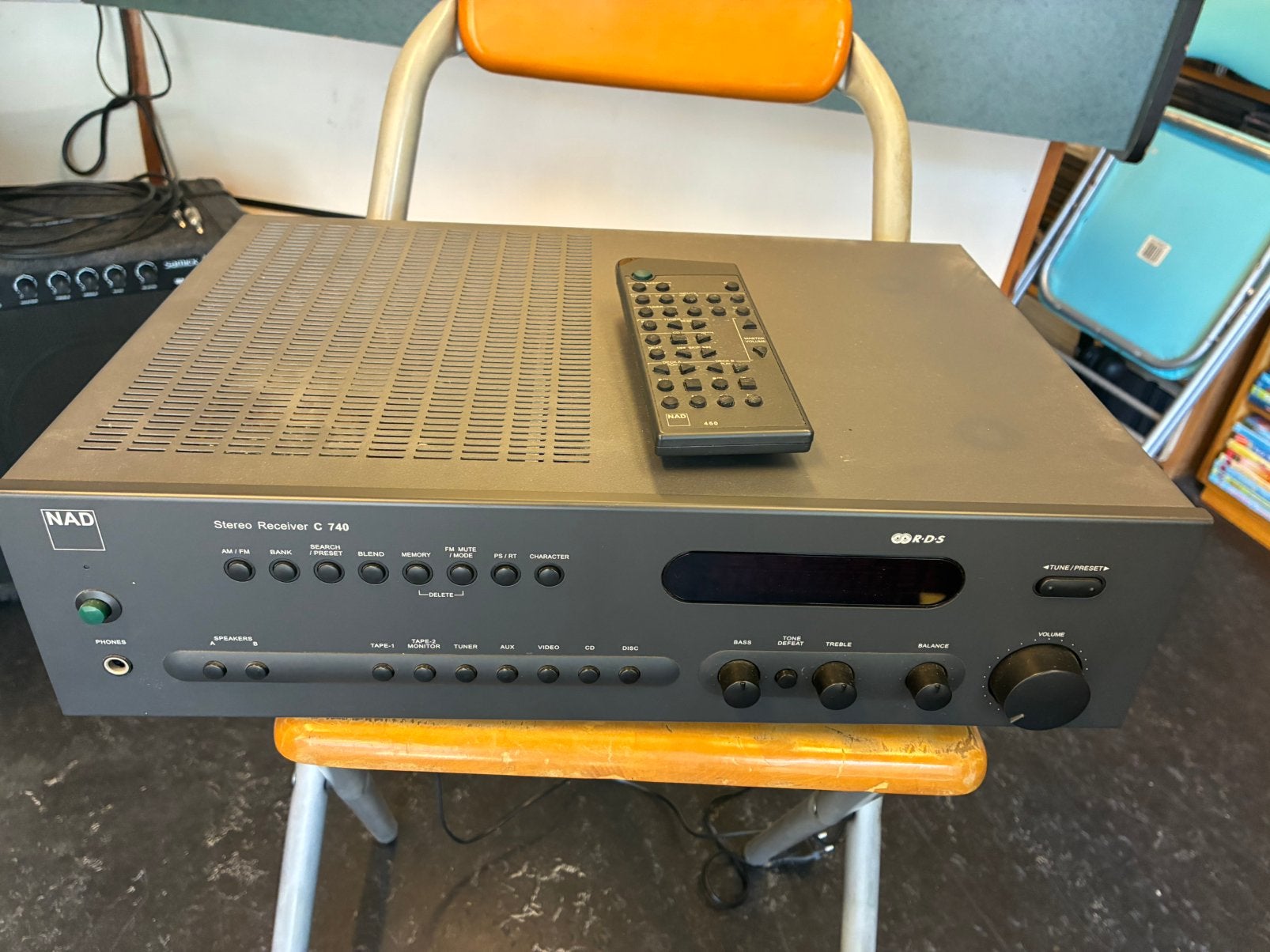 NAD C740 Stereo Receiver, Ophalen, Zo goed als nieuw