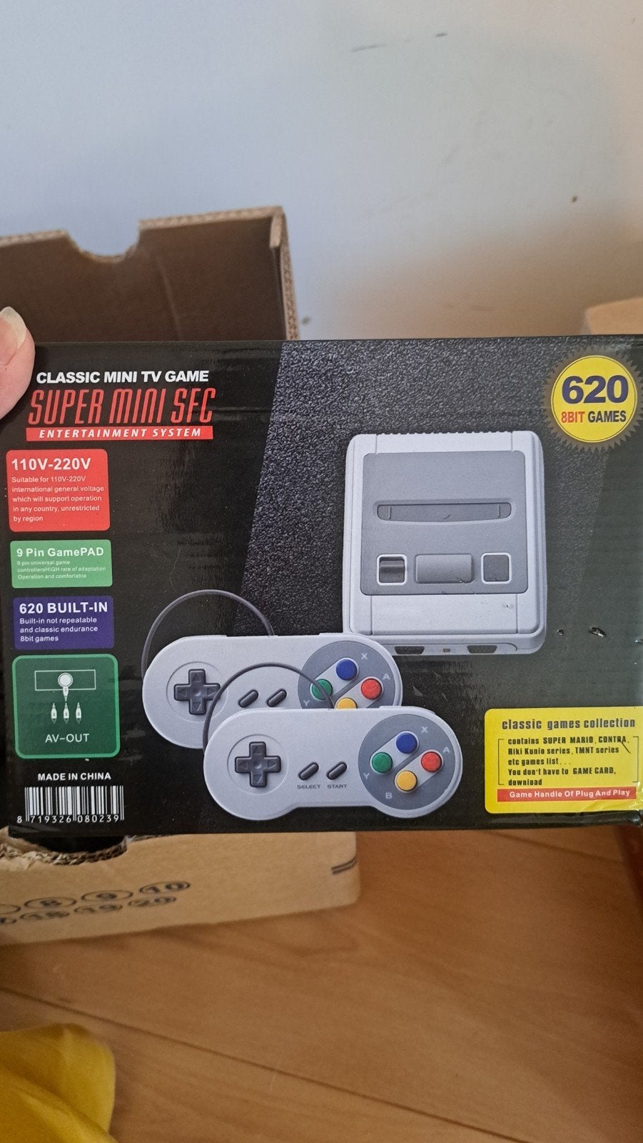 Super Mini SFC Classic TV Game Console met 620 8-bit Games, Ophalen of Verzenden