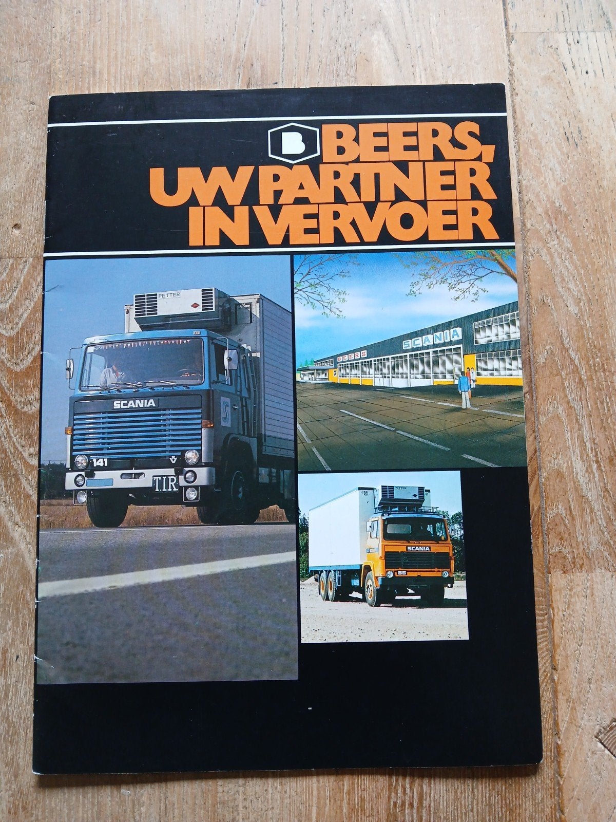 Scania Trucks Beers dealer folder, Verzamelen, Ophalen of Verzenden, Auto's
