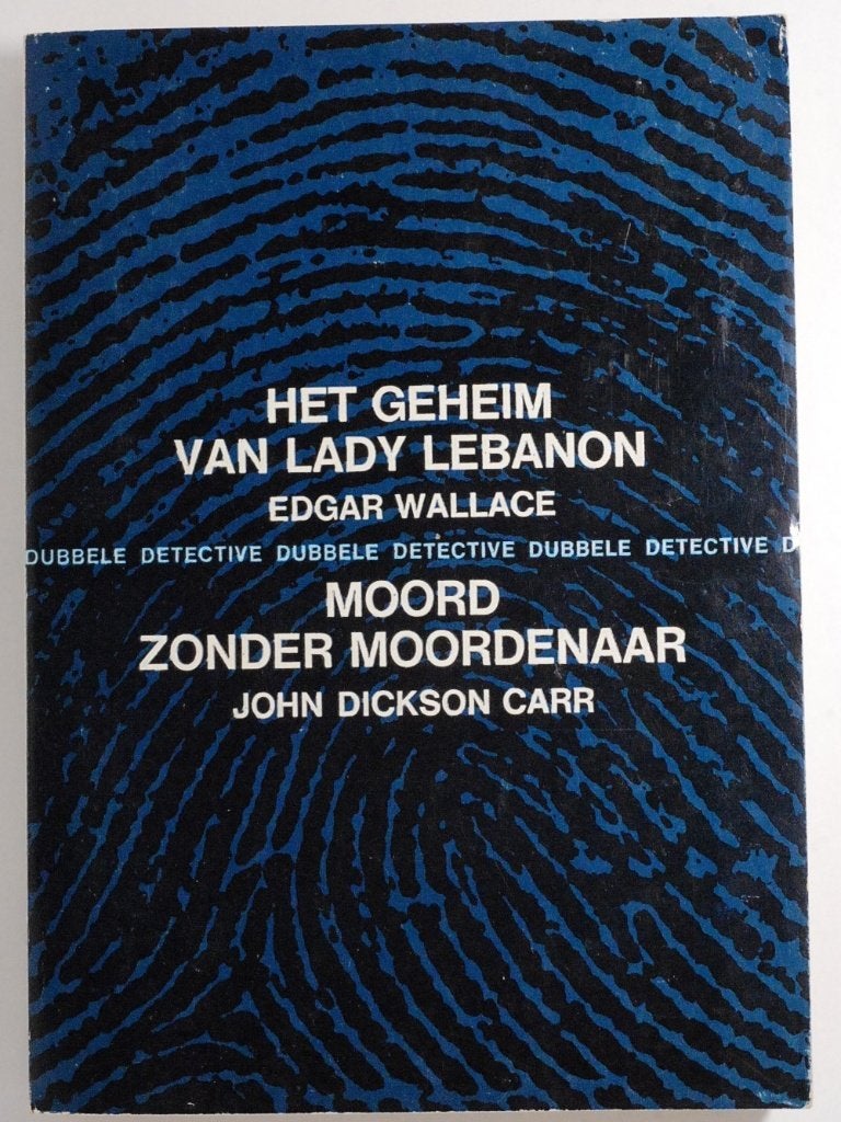 Dubbele detective jaren 60 Edgar Wallace John Dickson Carr, Boeken, Verzenden, Zo goed als nieuw