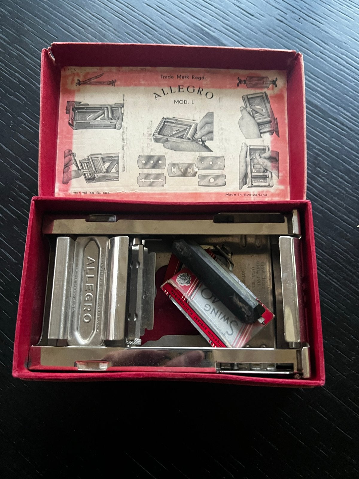 Vintage Allegro Mod. L scheerapparaat in originele doos, Ophalen of Verzenden