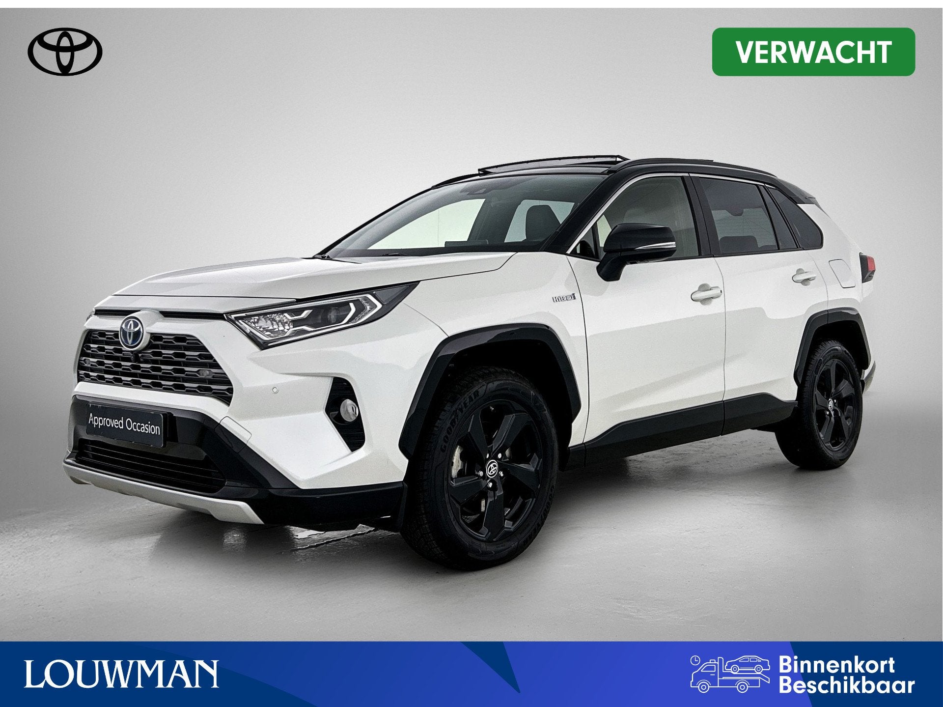 Toyota RAV4 2.5 Hybrid AWD Bi-Tone Innovation Pack | BTW Voe, Automaat, 12 maanden, Gebruikt, 4 cilinders