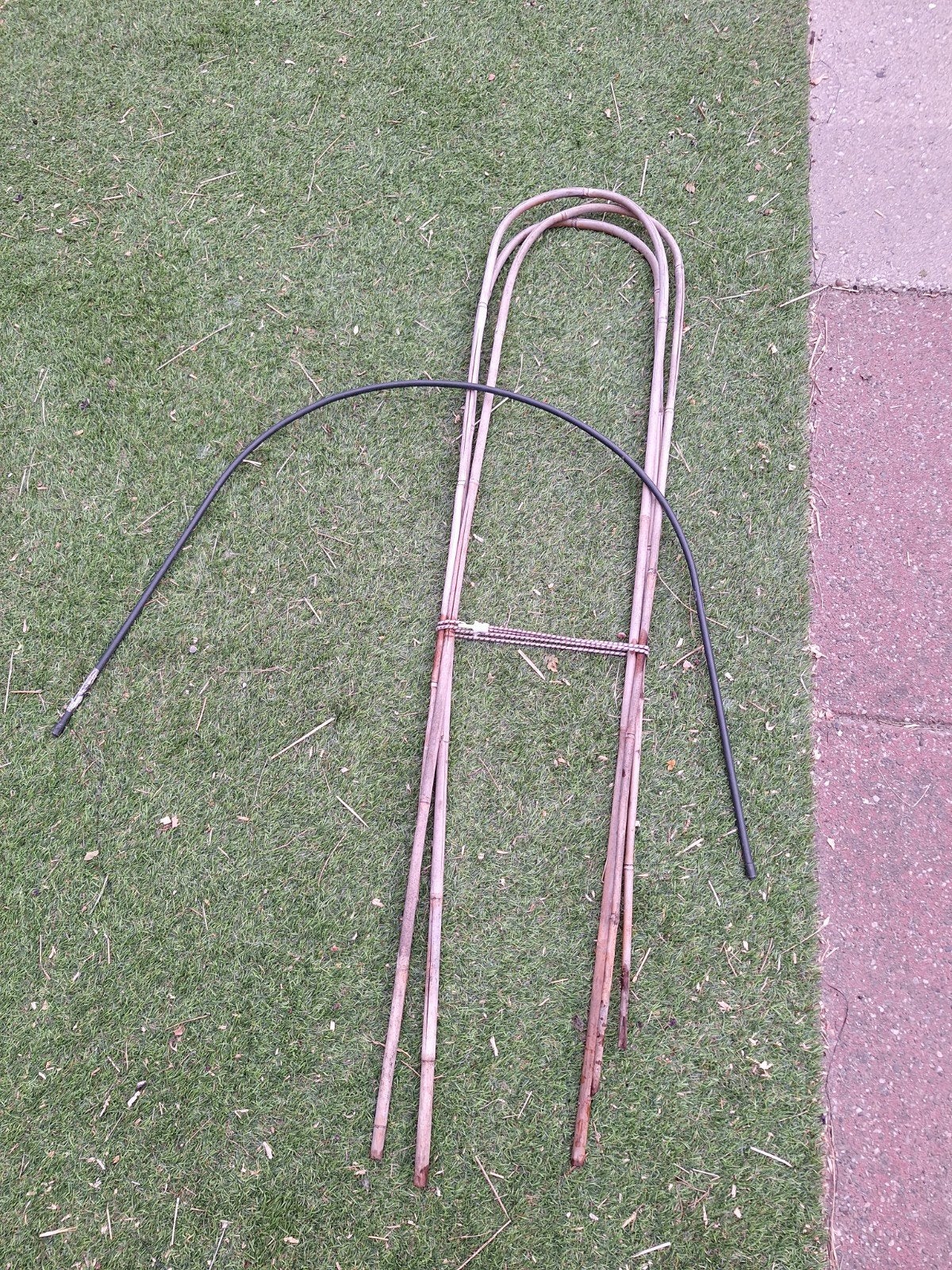 Bamboestokken en plastic stok voor plantondersteuning, Tuin en Terras, Ophalen, Overige soorten