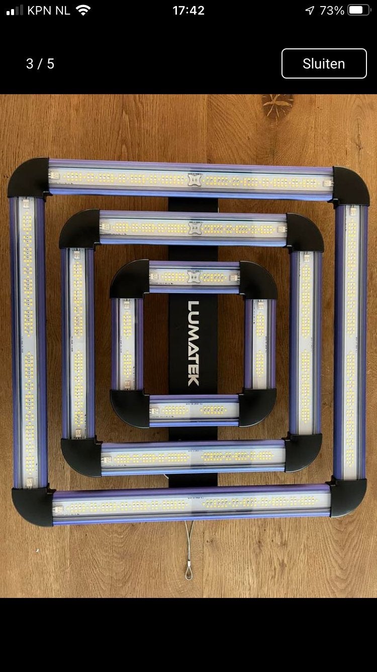 Lumatek Attis Pro 300W LED Kweeklamp, Ophalen of Verzenden