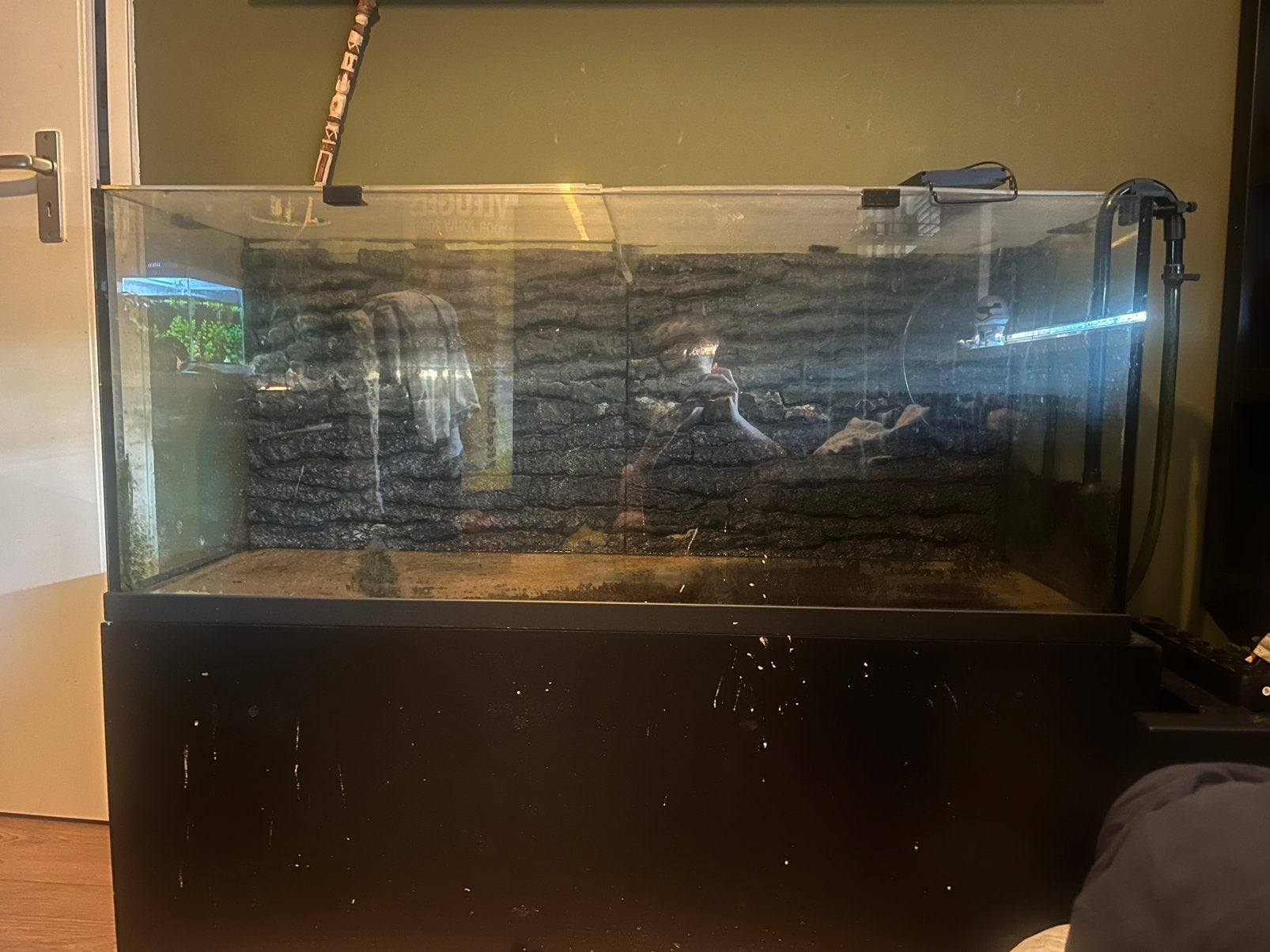 Aquarium, Ophalen, 110 cm of meer, Overige typen, Zo goed als nieuw