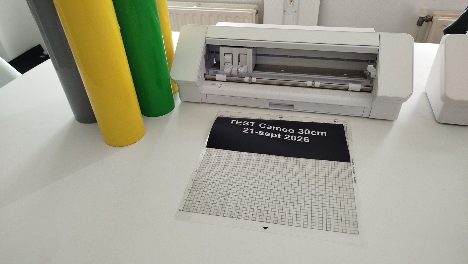 Silhouette Cameo 4 Snijplotter, Ophalen, Geschikt voor stof, Machine, Wit