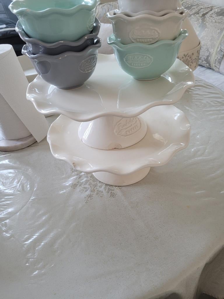 Gebruikte Blond Amsterdam etagère met schaaltjes, Huis en Inrichting, Keuken | Servies, Ophalen of Verzenden