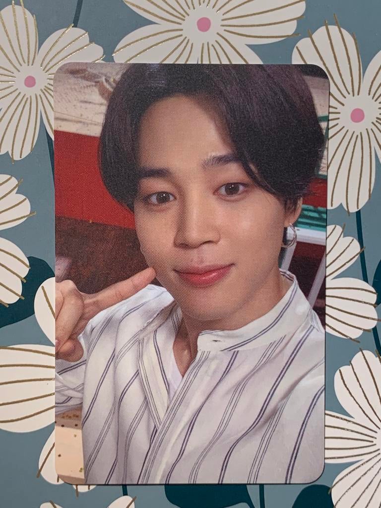 bts jimin | map of the soul 7 the journey photocard, Verzenden, Zo goed als nieuw, Foto of Kaart