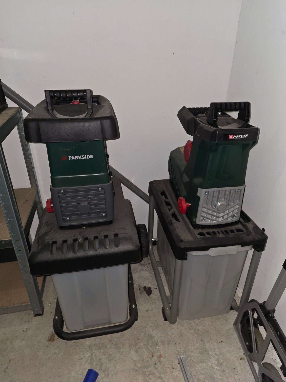 Parkside Fluisterhakselaars - Zo goed als nieuw, Ophalen, Met opvangbak, Elektrisch, Parkside