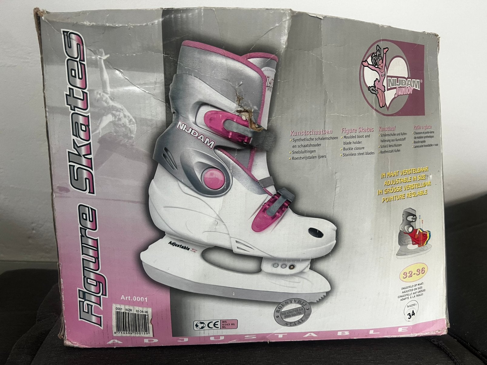 Schaatsen ijshockey uitschuifbaar, Sport en Fitness, Schaatsen, Ophalen of Verzenden, Zo goed als nieuw, IJshockeyschaatsen, Overige merken