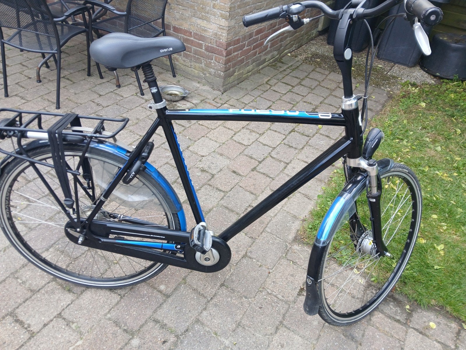 batavus feugo 61 cm 7vers zwart blauw, Fietsen en Brommers, Ophalen, Versnellingen, Batavus, Zo goed als nieuw