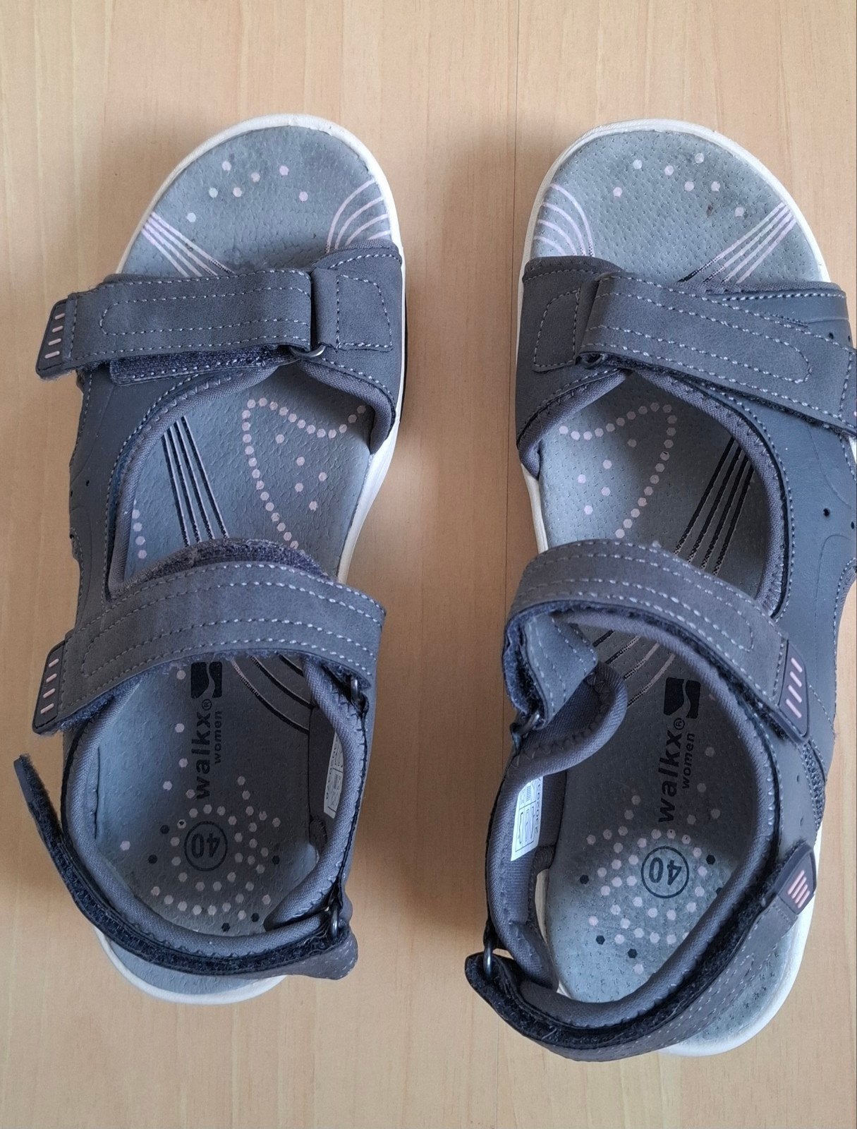 Walkx Women sandalen maat 40, Ophalen, Walkx, Sandalen of Muiltjes, Grijs