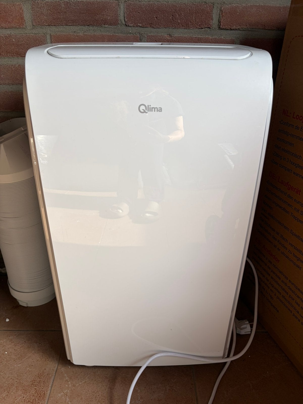 Qlima mobiele airco, Witgoed en Apparatuur, Ophalen, 3 snelheden of meer, Zo goed als nieuw, Mobiele airco