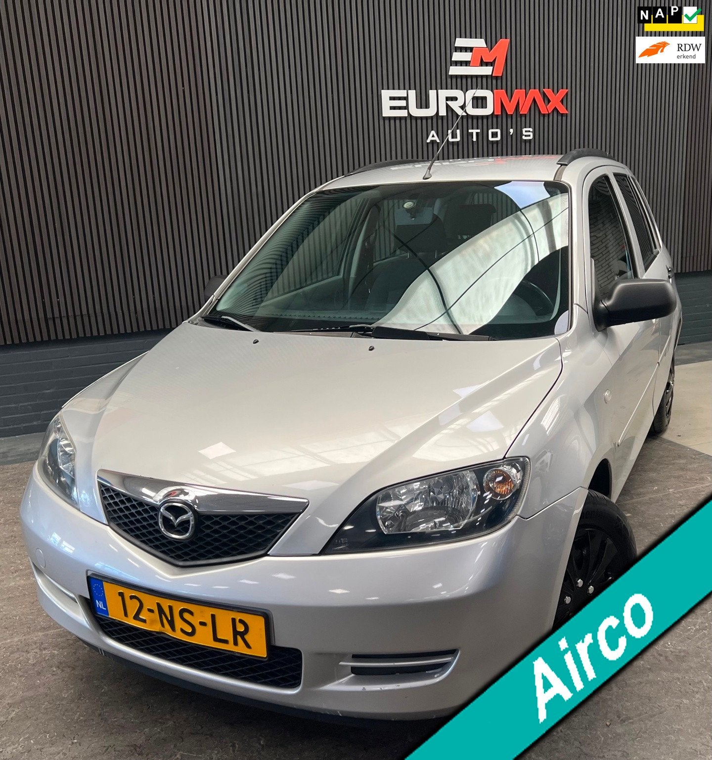 Mazda 2 1.4 Exclusive - 2e eigenaar – Airco – 4 nieuwe b, Zwart, Origineel Nederlands, Handgeschakeld, Euro 4